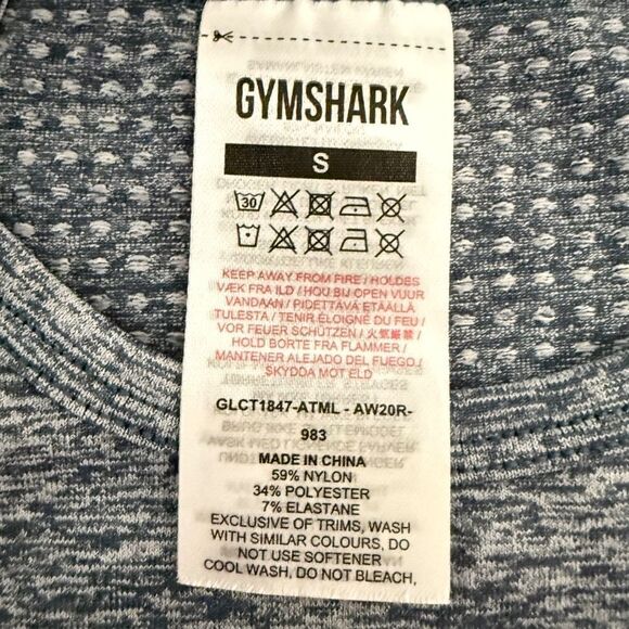 BNWOT Gymshark Vital Seamless 2.0 Crop Top - size small - Picture 6 of 6